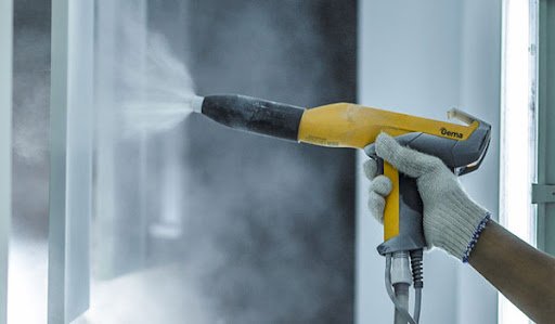 penyemprotan powder coating